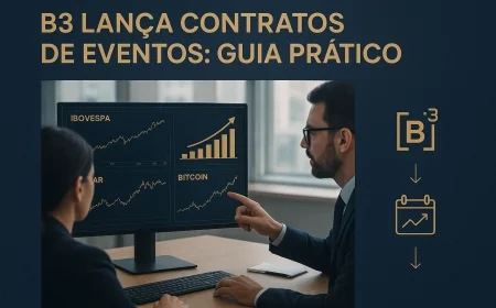 B3 lança contratos de eventos: guia prático