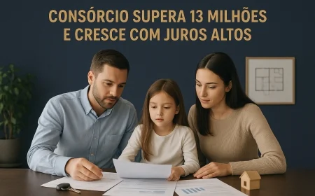 Consórcio supera 13 milhões e cresce com juros altos