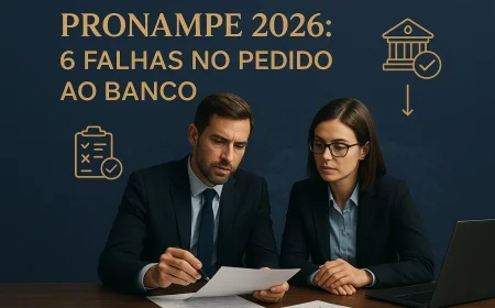 Pronampe 2026: 6 falhas no pedido ao banco