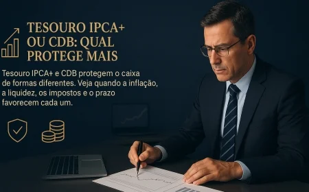 Tesouro IPCA+ ou CDB: qual protege mais