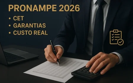 Pronampe 2026: CET, garantias e custo real