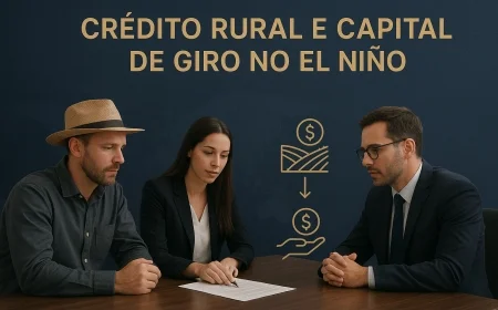 Crédito rural e capital de giro no El Niño