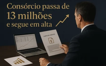 Consórcio passa de 13 milhões e segue em alta