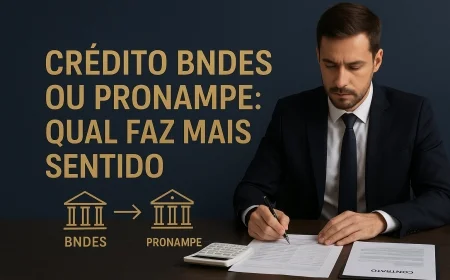 Crédito BNDES ou Pronampe: qual faz mais sentido