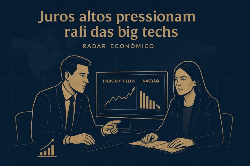 Analistas revisando yields dos Treasuries e performance de tecnologia