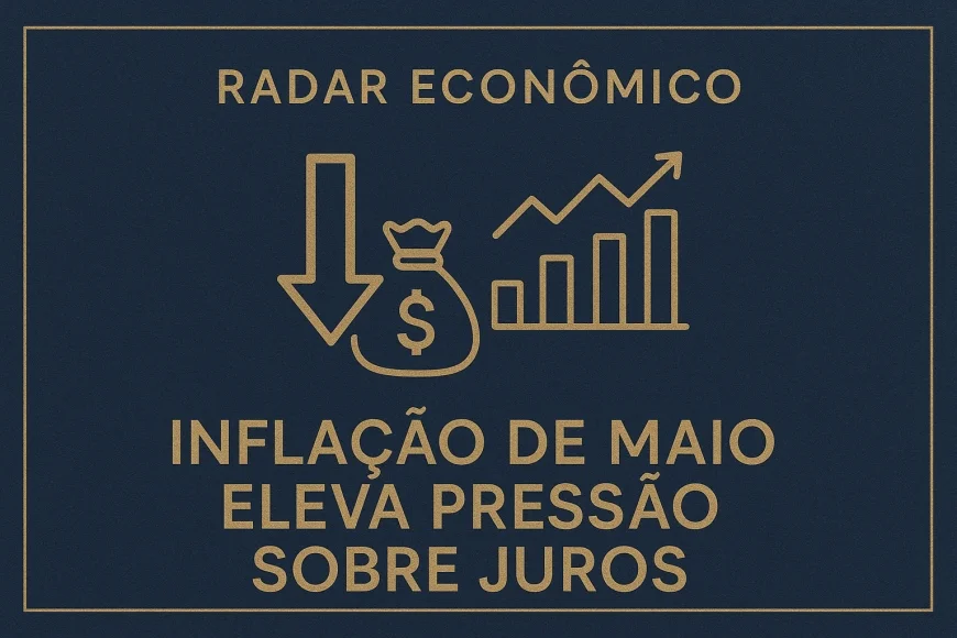 Inflação de maio eleva pressão sobre juros