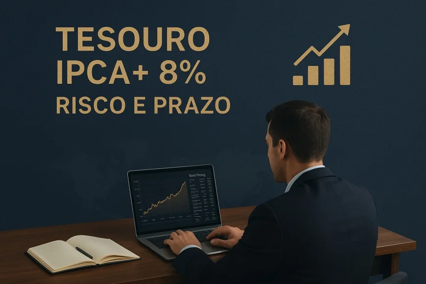 Analista financeiro avaliando curva de juros e preços de títulos indexados