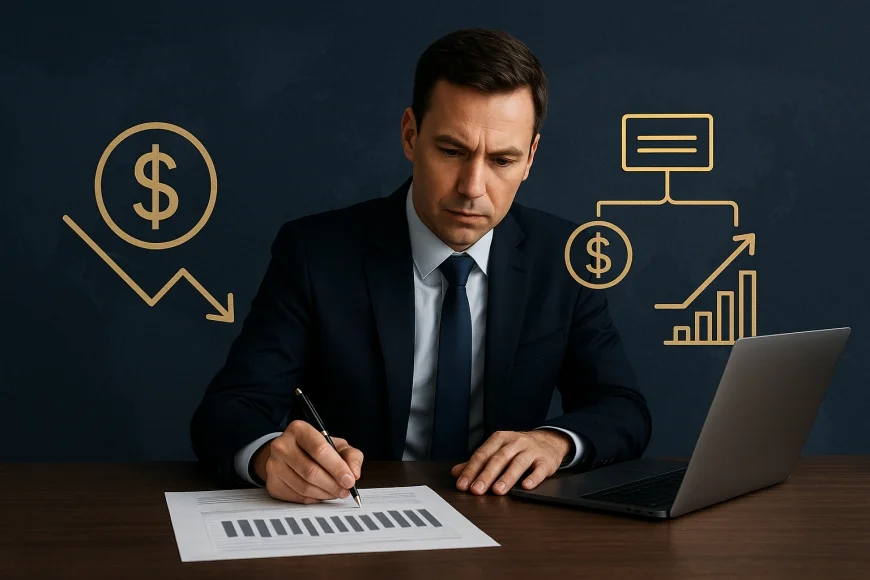 CFO analisando dívida em dólar e cenários de hedge cambial