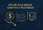 Dólar hoje recua com Fed e PCE fraco