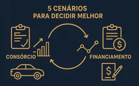 Consórcio ou financiamento: 5 cenários para decidir melhor