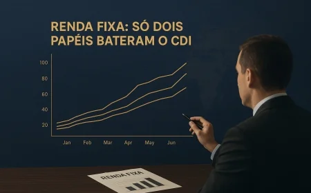 Renda fixa: só dois papéis bateram o CDI