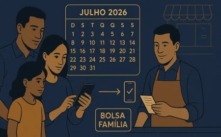 Calendário Bolsa Família julho 2026