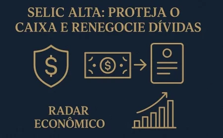 Selic alta: proteja o caixa e renegocie dívidas