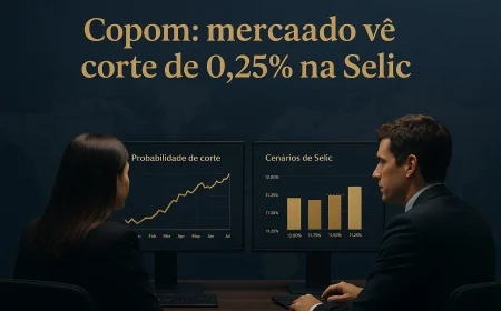 Copom: mercado vê corte de 0,25% na Selic