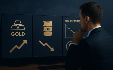 Ouro sobe com petróleo e Treasuries caem