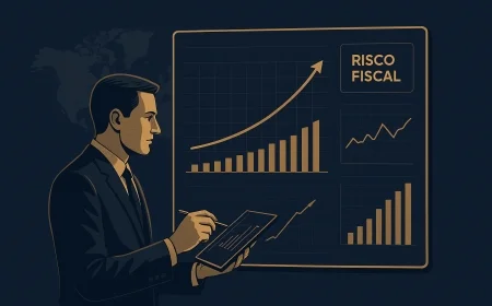 Dívida pública sobe e eleva risco fiscal