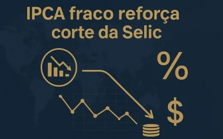 IPCA fraco reforça corte da Selic