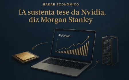IA sustenta tese da Nvidia, diz Morgan Stanley