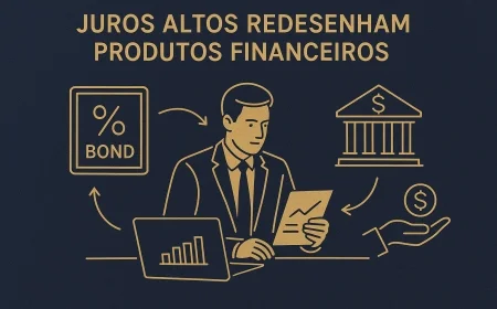 Juros altos redesenham produtos financeiros