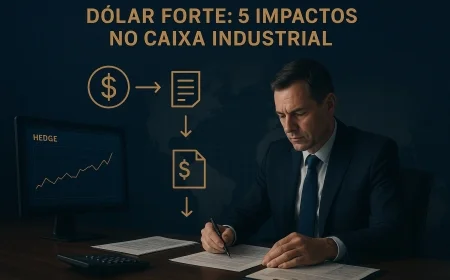 Dólar forte: 5 impactos no caixa industrial