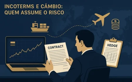 Incoterms e câmbio: quem assume o risco