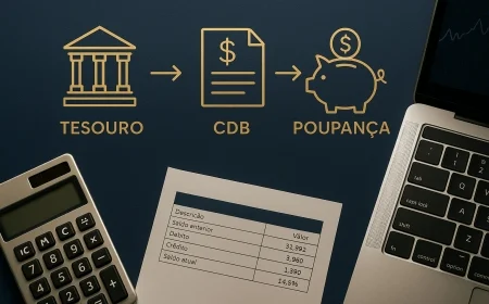 Tesouro, CDB ou poupança: 4 cenários