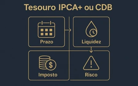 Tesouro IPCA+ ou CDB: 4 cenários de decisão