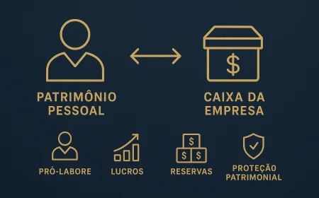 Separando patrimônio pessoal e caixa da empresa