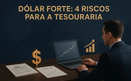 Dólar forte: 4 riscos para a tesouraria
