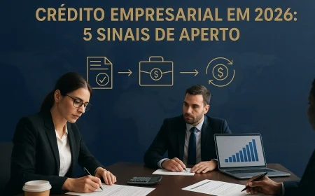 Crédito empresarial em 2026: 5 sinais de aperto