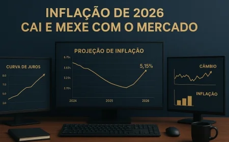 Inflação de 2026 cai e mexe com o mercado