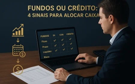 Fundos ou crédito: 4 sinais para alocar caixa