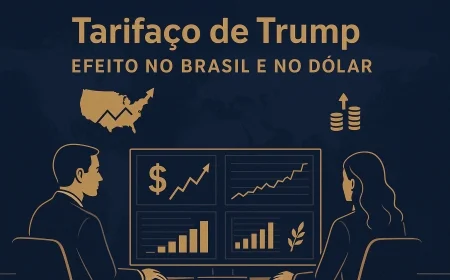Tarifaço de Trump: efeito no Brasil e no dólar