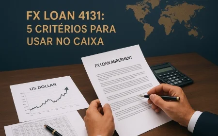 FX Loan 4131: 5 critérios para usar no caixa