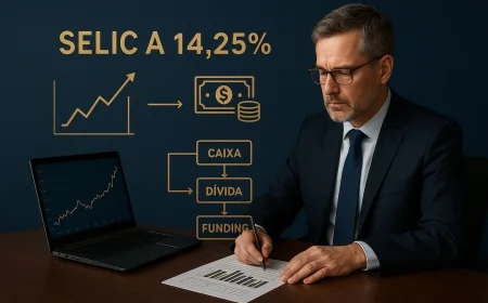 Selic a 14,25% e o caixa da empresa