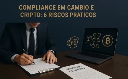 Compliance em câmbio e cripto: 6 riscos práticos