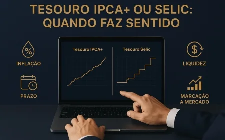 Tesouro IPCA+ ou Selic: quando faz sentido