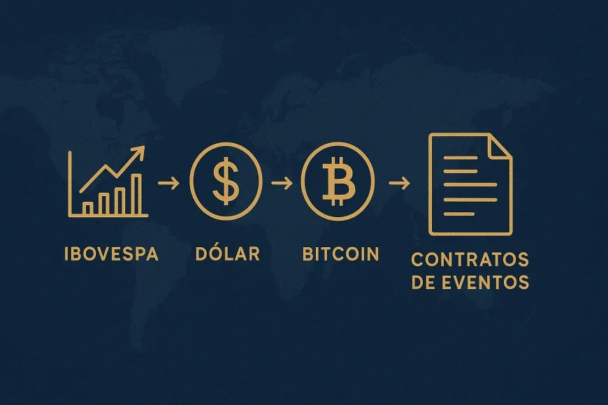 B3 cria contratos de eventos: Ibovespa, dólar e bitcoin
