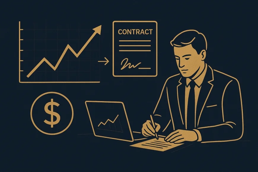 Analista de tesouraria avaliando contrato externo e proteção cambial corporativa