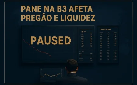 Pane na B3 afeta pregão e liquidez