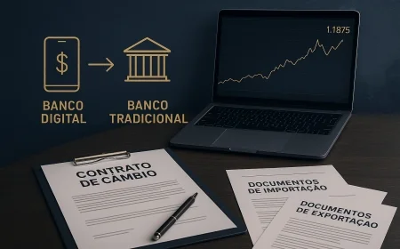Câmbio em bancos digitais para empresas