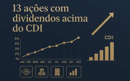 13 ações com dividendos acima do CDI