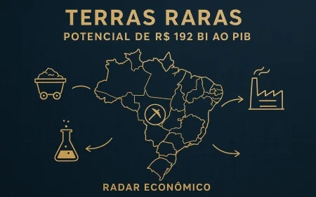 Terras raras: potencial de R$ 192 bi ao PIB