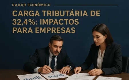 Carga tributária de 32,4%: impactos para empresas