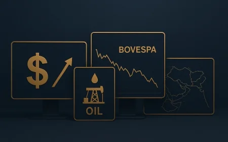 Dólar sobe e Bolsa recua com Oriente Médio no radar