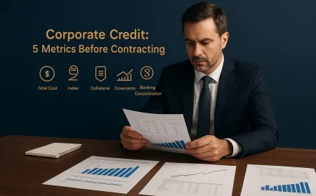 Crédito corporativo: 5 métricas antes de contratar