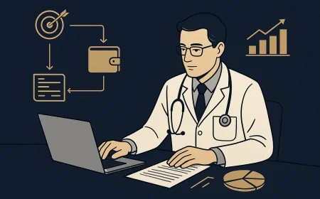 Carteira de baixo esforço para médicos
