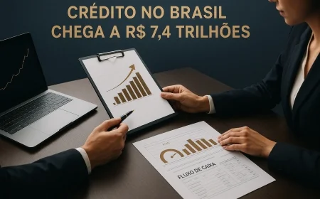 Crédito no Brasil chega a R$ 7,4 trilhões