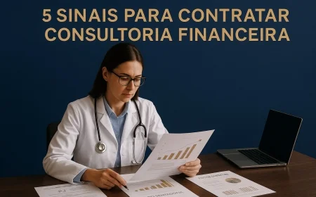 Médico: 5 sinais para contratar consultoria financeira