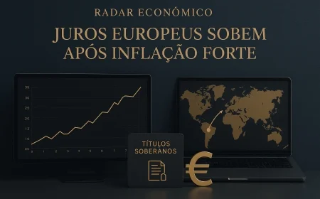 Juros europeus sobem após inflação forte